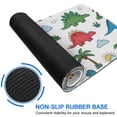thumbnail image 6 of Long Mouse Pads for Desk,Green Dinosaurs with Ferns Simply Desk Mats on Top Of Desks, Desk Mouse Pad Extra Large with 3mm Non-Slip Base and Stitched Edge for Gaming,Office,Work,Home 31.5"x11.8", 6 of 6