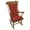Garnet, variant on The Gripper Non-Slip Chenille Rocking Chair Cushion Set