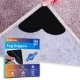 thumbnail image 1 of Yeacher 16Pcs Rug Gripper Rug-Grip Carpet Fixed Stickers Non-slip Washable Waterproof Strip-Mat for Home Floor, 1 of 8