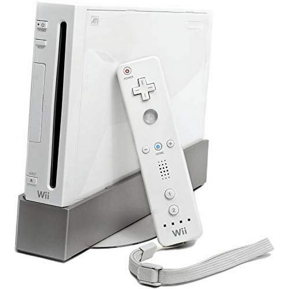Pre-Owned Nintendo Wii with Wii Remote, Nunchuk & AC Adapter, White