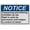 Warning Sign 5, variant on Industrial Caution Sign No Trespassing Sign (Trespassing and loitering forbidden by law Right to pass by permission and subject to control of owner) 8 in" x 12 in" UV Resistant Plastic Warning SIgn