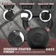 thumbnail image 3 of Kettlebell Yes4All de hierro fundido de 14 kg con mango antideslizante, 3 of 7