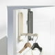thumbnail image 2 of Folding Clothes Drying Rack, Door Hook Clothes Hanger,Portable Black, 2 of 5