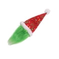 thumbnail image 1 of Injueey Cubierta navideña para botella de vino, sombrero de cerveza, barba verde, sombrero de estilo de felpa, accesorios de decoración Kits de decoración para fiestas Rojo Injueey HA068778-01, 1 of 6