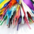 thumbnail image 5 of WHAMVOX Pair of 0.7M Silk Ribbon Shoelaces for DIY Shoes Decoration Flat Shoe Strings, 5 of 8