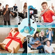 Otamatone Deluxe Musical Instrument Synthesizer for Adults - Hatsune Miku (includes Removable Plush Wig)