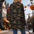 thumbnail image 5 of Towmus Cardigan Sweaters for Women Halloween Cat Sweaters for Womens Long Sleeve Open Front Fall Dusters V-Neck Jackets Dressy Loose Coat, 5 of 6