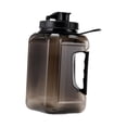 thumbnail image 3 of Botella de agua grande 2400ml a prueba de fugas para deportes de senderismo Negro shamjiam, 3 of 8