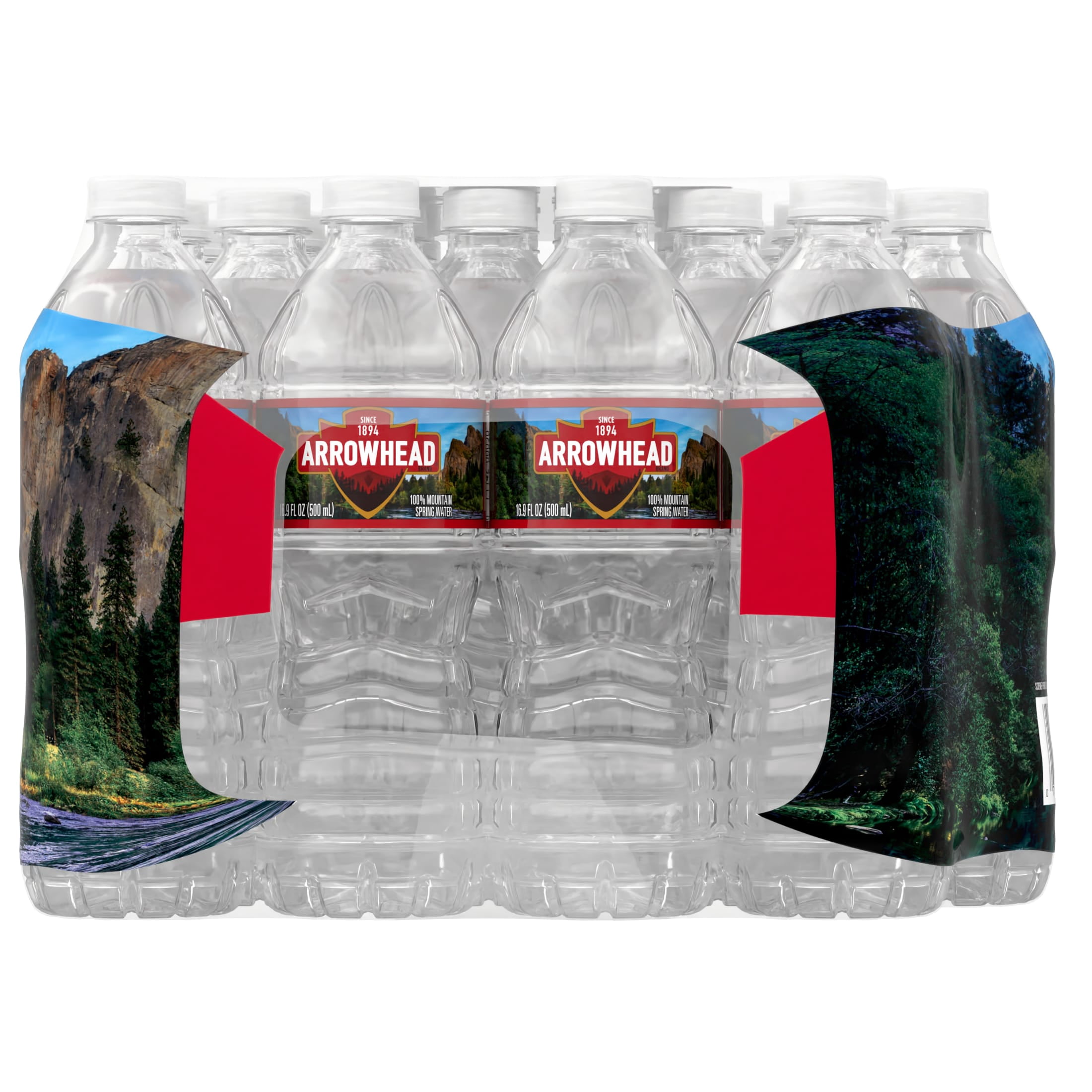 Arrowhead Mountain Spring Water, 16.9 Fl Oz, 32-Pack Plastic Bottles