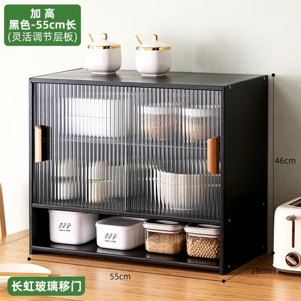Estante para Buffet, tablero de borde, esquina Laban, mueble nórdico multifuncional que ahorra espacio, muebles de cocina