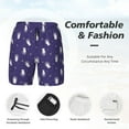 thumbnail image 3 of Fotbe Astronaut Rabbit Men’s Swim Trunks Quick Dry Swim Shorts Board Shorts with Mesh Lining-Large, 3 of 9