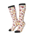thumbnail image 2 of Fotbe Oriental Cuisine print Women's Men's Novelty Crew Socks Cotton Socks Knee High Socks for Walking,Running,Nurses,Pregnancy, 2 of 8