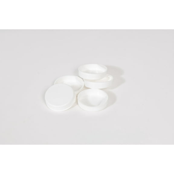 4" Mailing Tubes White Plastic End Caps [Pack of 100]