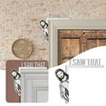 DBYLXMN Wooden Bead Garland Door Frame I Saw That Sign I Saw Door Sit