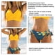thumbnail image 3 of Bikini conjunto de bikini naranja para mujer ropa de fácil limpieza a juego para vacaciones en la playa ANGGREK Otros, 3 of 8