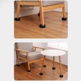 thumbnail image 4 of 12 Pack Adjustable Bed Risers Stackable Bed Risers (Black), 4 of 8