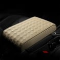 thumbnail image 6 of YUVA Leather Car Center Console Cover Pad, Gray/Black/Brown/Pink/Beige/Red, Waterproof, Anti-Slip, with Storage Bag, Universal for SUV/Truck, 6 of 6