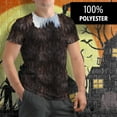 thumbnail image 3 of Halloween Men's Bald Eagle Costume All Over Short Sleeve Graphic Tee, 3 of 7