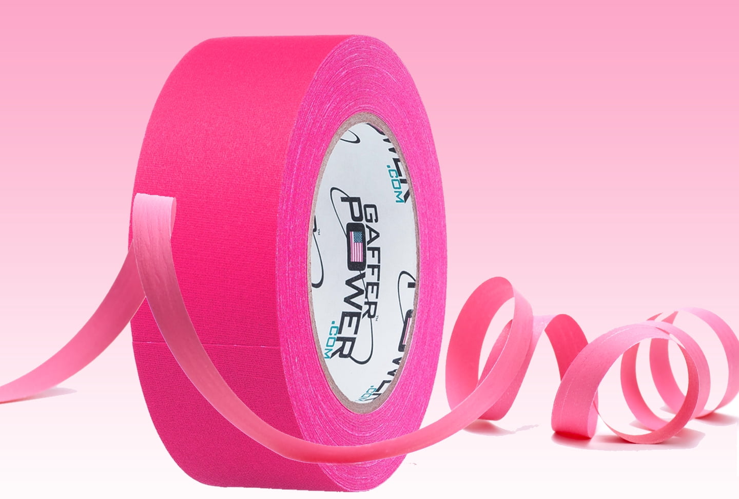 Premium Grade Fluorescent Pink Gaffers Tape, 2"X 30 Yards