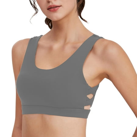 

asdoklhq Sports Bras for Women Plus Size Women s Sports Yoga Bra Beautiful Back Sports Underwear Wearing Fitness Yoga Clothes