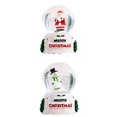 thumbnail image 1 of de Cristal de de Nieve de Navidad de 2 Piezas para La Decoración Gloria Globos de Nieve, 1 of 9