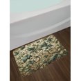 thumbnail image 2 of Ambesonne Leaf Print Bath Mat, Swirling Branches Ivy, 30.2" x 20", Pale Brown Hunter Green, 2 of 3