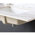 thumbnail image 7 of 37 Inch American Traditional Sintered Stone Vanity Top for Bathroom Avoid Wall Water Damage, 7 of 7