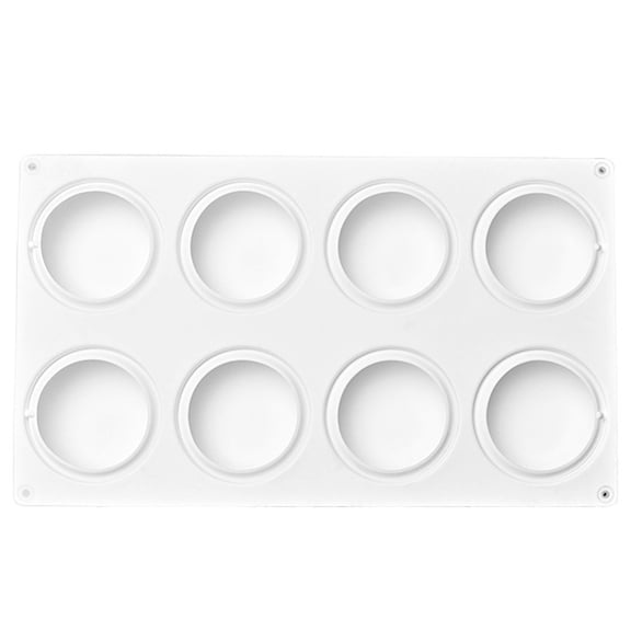 Round Shapes Candy Molds Chocolate Cover Cookie Mold for Sandwich Cookie Muffins Cupcakes Brownie Cake Pudding and Jello
