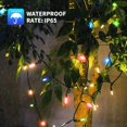 thumbnail image 4 of Guirnalda de luces navideñas, cómodas, 10 m, 100 LED, resistentes al agua, 4 of 8