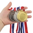 thumbnail image 5 of Uxcell Blank Award Medals, 10 Pack Gold Award Medals with Ribbon, Design Your Medals Kit, 5 of 7