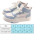 thumbnail image 3 of Zapatos Deportivos Mujer Antideslizantes Piel Sintética Caña Alta para Otoño Invierno (38) Azul Ndcxsfigh Tenis De Mujer Tenis De Hombre, 3 of 8
