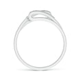 thumbnail image 2 of ANGARA Natural Three Stone Diamond Twin Bypass Ring in 14K White Gold for Women (Size-2.2mm| Color-K| Clarity-I3) | April Birthstone, Anniversary, Jewelry Gift for Women | Natural Diamond Ring, 2 of 8