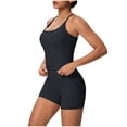 thumbnail image 2 of FNFYFH Women 2 Piece Workout Sets High Waisted Biker Shorts Built in bra Racerback Tank Tops, 2 of 6