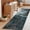 Blue, variant on Senfot 2x6 Abstract Runner Rugs Hallway Washable Non-Slip Low Pile Stain Resistant Carpet for Entryway Laundry Room Bedroom Kitchen Yellow