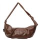 thumbnail image 1 of Bolso Plisado para Bolas Masa Hobo Croissant Color Sólido PU Mujer Viajes Al Aire Libre, 1 of 9