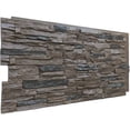 thumbnail image 2 of NewStone Canyon Ridge Faux Stone Panel, 45 3/4"W x 24 1/2"H x 1 1/4"D, Canyon Brown Color, 2 of 9