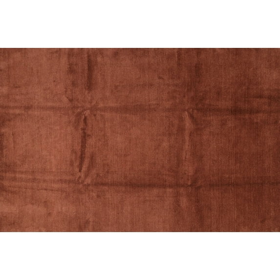 Ahgly Company Machine Washable Indoor Rectangle Contemporary Tomato Red Area Rugs, 5' x 8'
