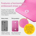 thumbnail image 3 of Primasole Thick Yoga Mat, 1/2-Inch Extra Thick NBR Mat with Enhanced Stability - Textured Design, Lightweight Mat with Carrying Strap & Case for Yoga, Pilates, Gym & Home Use (Multiple Colors), 3 of 7