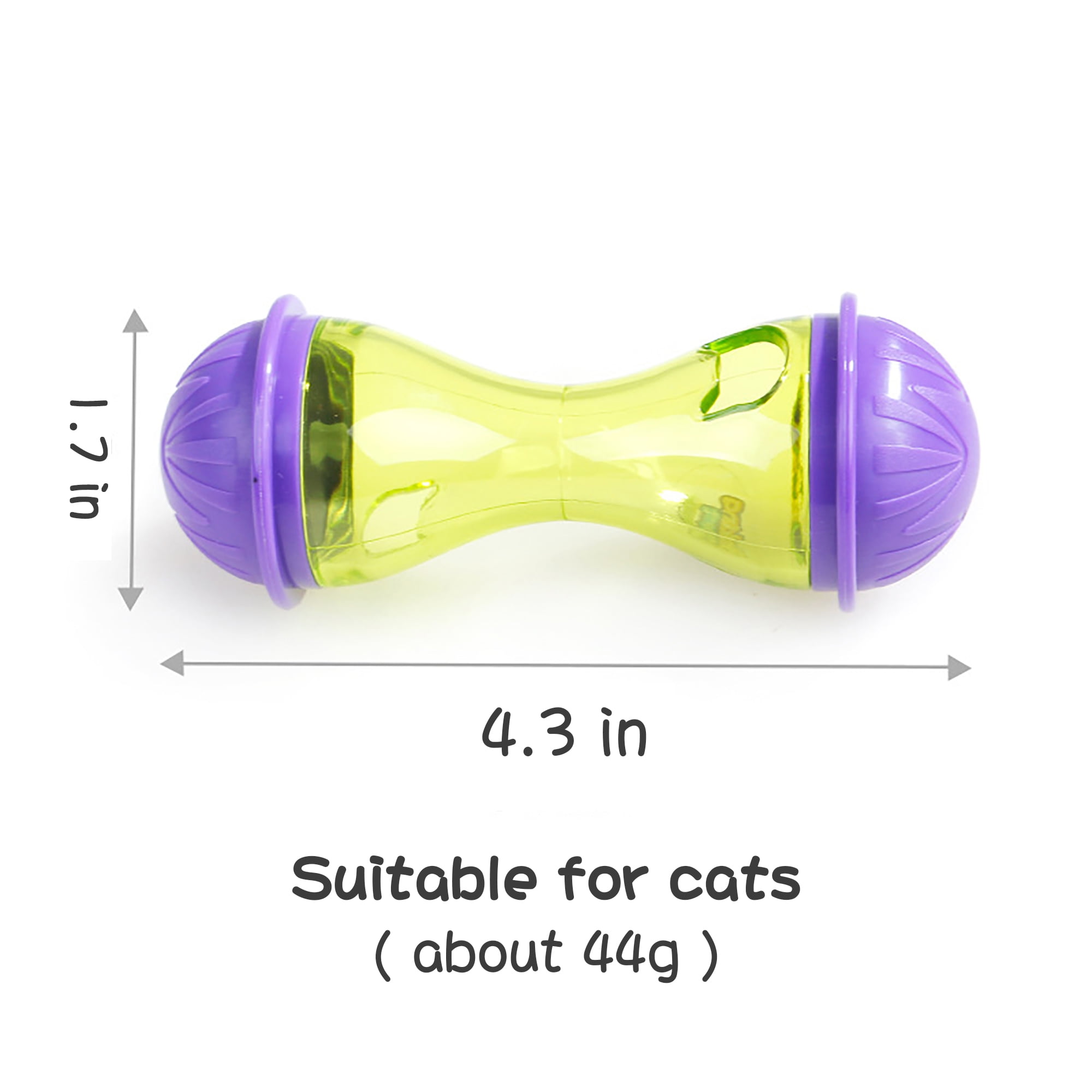 Topcobe Interactive Dog Toy, IQ Treat Ball Food-Dispensing Toys for Small  Medium Large Dogs, Green 