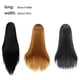 thumbnail image 5 of Vogacara Peluca chal largo y para mujer, colorido, media mano, alta temperatura, cubierta frontal de seda, disfraz sintético, Cosplay falso Cuidado del cabello Marron oscuro Vogacara CE015081-02, 5 of 6