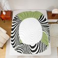 thumbnail image 5 of Homewish Fashion Abstract Artwork Bed Sheets, Chic Stripe Waves King Sheets, Teens Adult Men Women Sheet Set, Super Cozy Room Decor, 4-Piece, 5 of 7