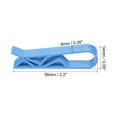 thumbnail image 2 of Clip de bolsa de basura Uxcell, clip antideslizante para cocina, paquete de 16, color azul, 2 of 5