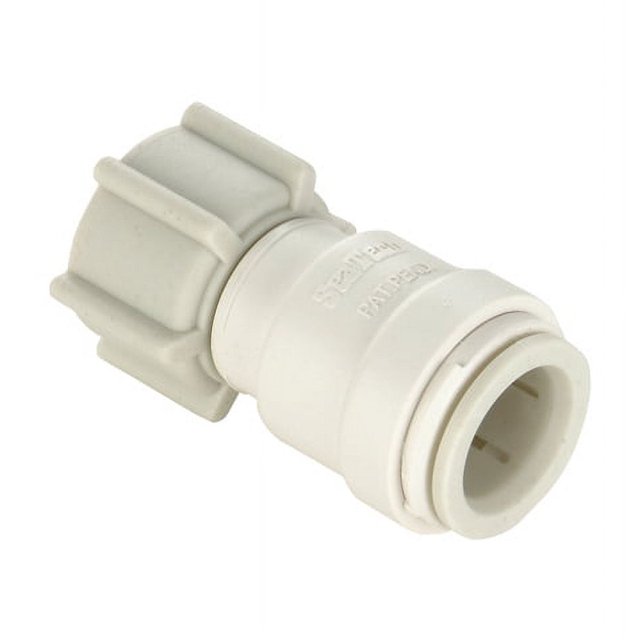 AquaLock Fresh Water Fitting 013510-1013 Adapter; Straight; Off-White; Polysulfone High Performance Thermal Plastic; Single; With Retail Package