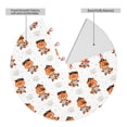 thumbnail image 2 of Sikiie Cute Little Pirate Red Panda 30-48 inches {designName} Print Christmas Tree Skirt Snowman Xmas Tree Skirt with Edge Christmas Decorations for Holiday Party-36", 2 of 7