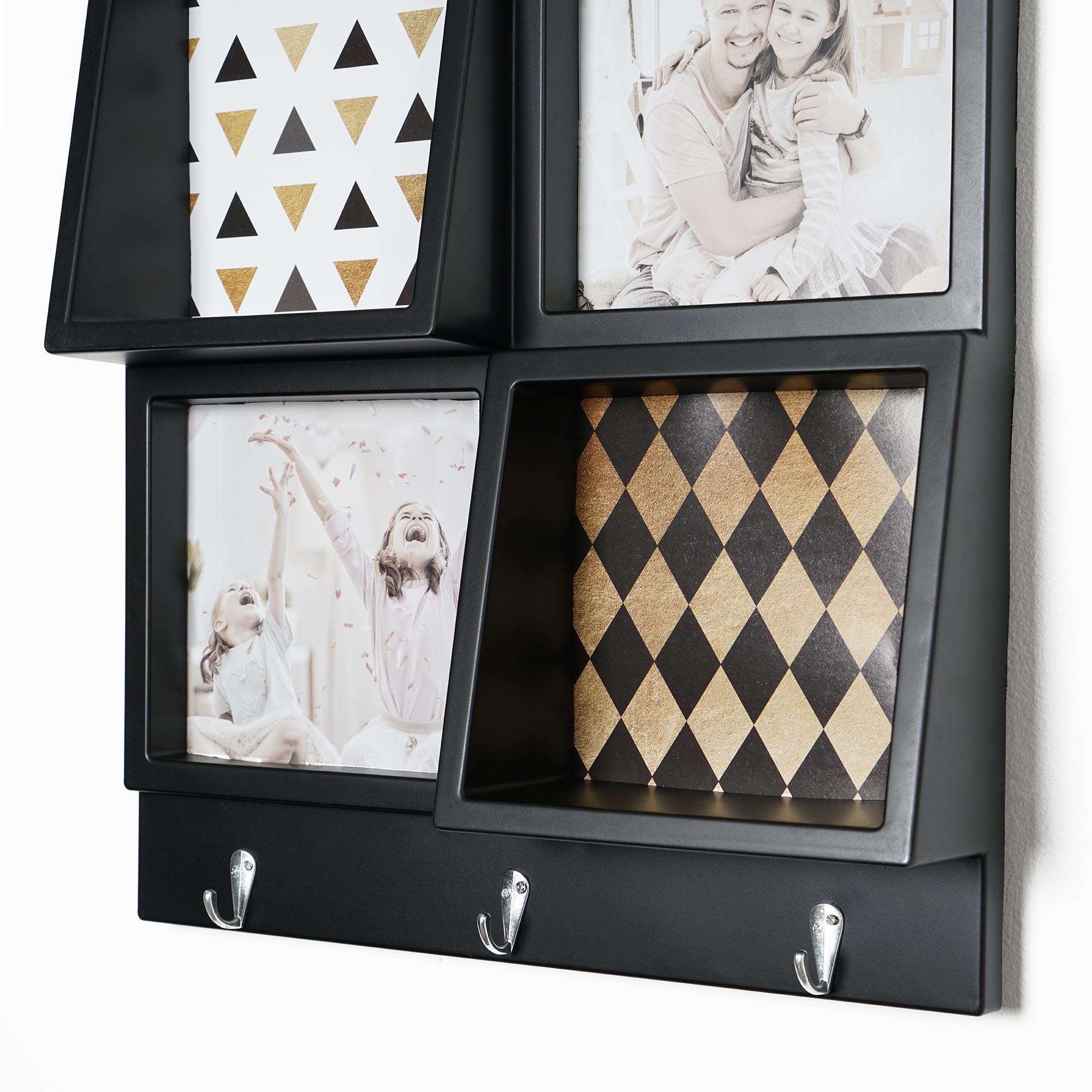 Crystal Art Gallery 24x15 Black Collage Frame & Organizer