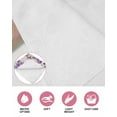 thumbnail image 6 of Purple Flowers Kitchen Dish Towels for Drying Dishes Set of 2, Butterfly Spring Floral Rustic Farmhouse Waffle Weave Microfiber Hand Tea Bathroom Towels Quick Dry & Absorbent Towel 12x12, 6 of 7