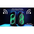 thumbnail image 5 of Rockville BASS PARTY 8 Bluetooth Portable Speaker, LED Lighting, Remote Included, Black, 5 of 10