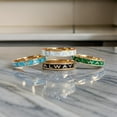 thumbnail image 3 of ALWAYS Ring - Personalized Enamel Ring - 4mm Wide Enamel Stacking Band - Customized Enamel Band- Proposal Ring - Wedding Band - High Quality, 3 of 8