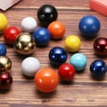 thumbnail image 7 of 2 Packs Gazing Globe Decor Ball, 2 Inch 51mm Polished Hollow Ball, Orange, 7 of 7