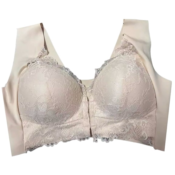 Chuancc Front Bras Women Bra For Racerback Tank Front Closure Bras Front Hook Bras For Women Front Closure Sports Bras For Women Bras For Women No Underwire Front Closure A 2XL